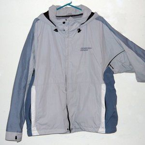 Boulder Gear Men's Gray/Blue Windbreaker Jacket XL
